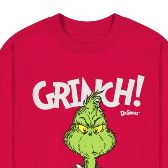Grinch Toddler Red Long Sleeve Unisex T-Shirt Size 5T NWT - Picture 8 of 8